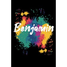 Benjamin Notebook: Personalized Notebook/journal With Name For Piper, Birthday Gift For Boy And Men, Size 6x9, 120 Page Background Black Matte,benjamin