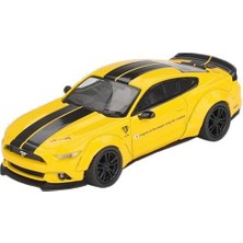 Sunrich MGT01077-L Mını Gt 1/64 Lbworks Ford Mustang Üçlü Sarı (Sol Kol) Bitmiş Ürün