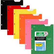 Beş Star Klasör, Viertaschen - 6er-Pack
