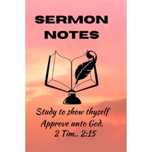 Sermon Notes: Church Notes Journal