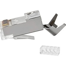 4229 Cat7 RJ45 Internet Patch Kablo Ucu Konnektör Jak, 10'lu