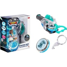 Mega Oyuncak Infinity Nado Altın Savaşçı Phoenix Başlangıç Paketi Beyblade Topaç Seti