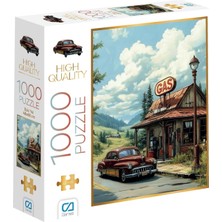 Ca Games Eski Yol 1000 Parça 2,2mm Kalınlık 48X68CM Profesyonel Hobi Puzzle Yapboz Serisi