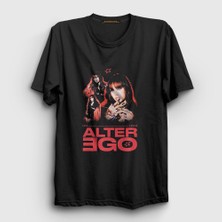 Presmono Unisex Siyah Lisa Alter Ego Blackpink T-Shirt