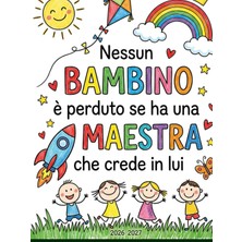 Agenda Maestra Regalo: Idee Regali Personalizzato Per Maestra | Agenda Settimanale | Una Settimana Su 2 Pagine | Pianificatore Regalo Maestra Fine Anno