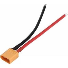 Sanec XT60 Erkek Lipo Pil Şarj Kablosu 15 cm 1,5mm Siaf Silikon Kablolu