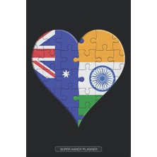 Planner: Australian Indian Flag United Heart Jigsaw Puzzle Flags Of Australia India