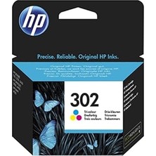 Hp 302 Renkli Mürekkep Kartuş 165 Sayfa (F6U65AE)