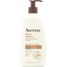 Aveeno Tone + Texture Eksfoliye Edici ve Nemlendirici Günlük Vücut Losyonu 532ML