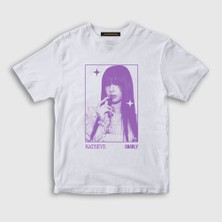 Presmono Unisex Çocuk Beyaz Sophia K Pop Katseye T-Shirt