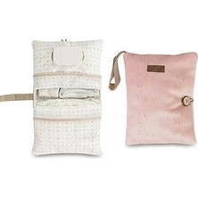 Anne Bebek Bakım Çantası Yenidoğan Alt Açma Değiştirme Düzenleyici Çantası Organizer Solid Pembe