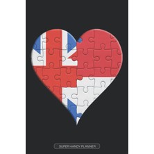 Planner: British Indonesian Flag United Heart Jigsaw Puzzle Flags Of Great Britain Indonesia