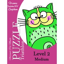 Independently Published National Pet Month Puzzle Triathlon - Frame, Sudoku Xv & Sujiken, Level 2 Medium: Number Puzzles, Pet Lovers Edition