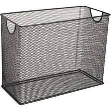 U Brands Mesh Steel Masaüstü Asma Dosya Tutucu, Mektup Boyutu, 31,5 cm x 24,2 cm x 14 Cm, Siyah - 457U00-06