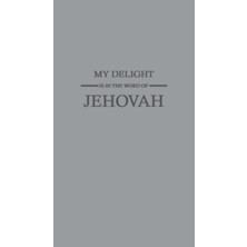 My Delight Is In The Word Of Jehovah: Jw Spiritual Routine Tracker | Jehovah's Witnesses Activity Ckecklist Notebook | Jw Gift