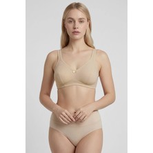 Mısırlı Msırlı Kadın Pamuklu Balensiz Toparlayıcı Minimizer Sütyen B/c/d Cup Seçeneği Ten