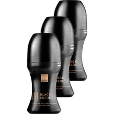 Avon Black Suede Erkek Rollon 50 Ml. Üçlü Set