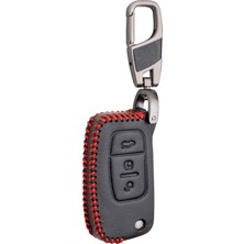 Alisveristime Deri Anahtar Kılıfı (Ford Focus, Fiesta, Turneo, Kuga, C Max ile Uyumlu)