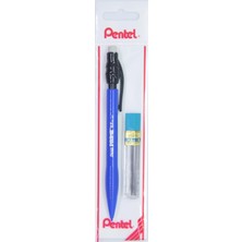 Pentel 0.7 mm Prıme Plastik Gövdeli Versatil + 12'li Yedek Uç Set Mavi