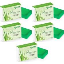 Agarta El Yapımı Doğal Sabun 150 gr Aloe Vera, 5'li Set