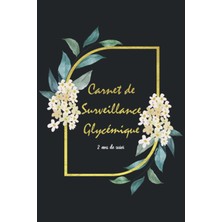 Carnet De Surveillance Glycémique: Carnet De Diabète Pour Suivi De Glycémie Sur 2 Ans, Carnet De Glycémie, Carnet De Bord Diabétique, Carnet ... Format 15,24 cm x 22,86 cm (French Edition)