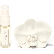 Missi Ekru Orkide Taşlı White Jasmine Araba/araç Kokusu (20 ml Esans ile Birlikte)