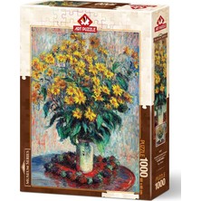 Art Puzzle Kudüs Enginar Çiçekleri, Claude Monet 1000 Parça Puzzle