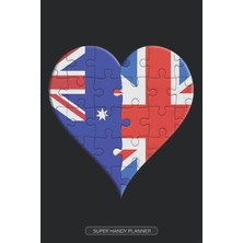 Planner: Australian British Flag United Heart Jigsaw Puzzle Flags Of Australia United Kingdom