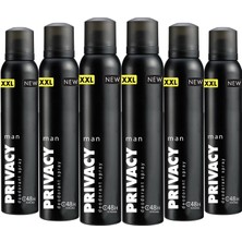 Privacy Man Erkek Deodorant 6X200 ml