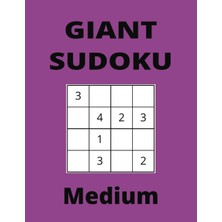 Independently Published Gıant Medium Purple Sudoku Book, 4x4 Puzzles, 50 Pages, 8.5X11