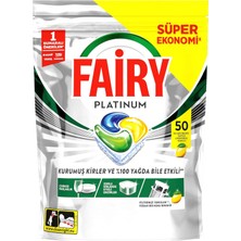 Fairy Platinum Bulaşık Makinesi Deterjanı Kapsülü/tableti 50 Yıkama