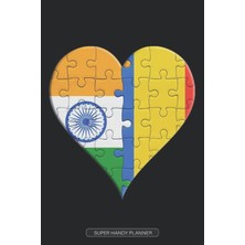 Planner: Indian Romanian Flag United Heart Jigsaw Puzzle Flags Of India Romania