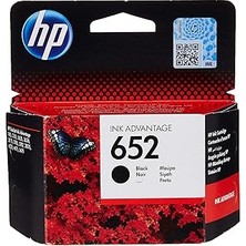 Hp 652 Siyah Mürekkep Kartuş 360 Sayfa (F6V25AE)