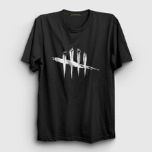 Presmono Unisex Siyah Logo Dead By Daylight T-Shirt