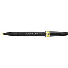 Pentel Sing Pen Brush Ince Uçlu Fırça Kalem Sarı