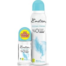Emotion Deodorant 150 ml Ocean Fresh-50 ml Roll On