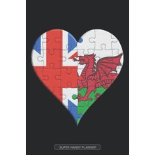 Planner: British Welsh Flag United Heart Jigsaw Puzzle Flags Of Great Britain Wales