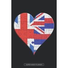 Planner: British Hawaiian Flag United Heart Jigsaw Puzzle Flags Of Great Britain Hawaii