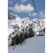 Notizbuch / Tagebuch - Skifoan (Skifahren, Winter): Dın A5, Liniert: Notizbuch Schnee, Notebook, Dın A 5, Liniert
