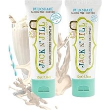 Jack N' Jıll Jack N Jill Doğal Sertifikalı Diş Macunu - Milkshake Aromalı 2 Adet x 50G
