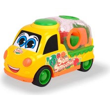 Dickie, 204115007, Abc Sam Smoothie, Serbest Tekerlek, Şekil Bulmaca, Mekanik Düğmeli Fonksiyon, Arka Kapı Açılabilir, 30 cm