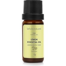 Bade Natural Limon Uçucu Yağı, 1 Paket (1 x 10 Ml)