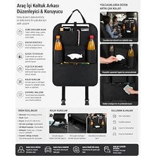 Okavango Araç Içi Koltuk Arkası Düzenleyici, Koruyucu Eşya Düzenleyici Oto Koltuk Arkalığı Organizer, Araba Koltuk Arkası Organizer