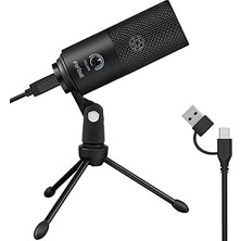 Fıfıne USB Mikrofon, Dizüstü Bilgisayar Için Metal Kondenser Kayıt Mikrofonu Mac Veya Windows Kardioid Stüdyo Kayıt Vokalleri, Seslendirmeler, Yayın Akışı ve Youtube VIDEOLARI-K669B