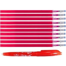 Bluestar Ütü Buharı ve Isı ile Uçan Silinebilen Refill Kalem Içi ve Kalem Kırmızı 11 Adet, 04062021UKLMK