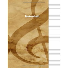 Notenheft: Notenheft,notenblatt Leer,notenheft Blanko,es Notenbuch - 100 Seiten - Hohe Qualität