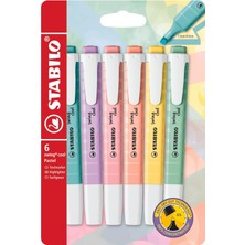 Stabılo Swing Cool Fosforlu Kalem 6'lı Paket, Çok Renkli (1 Paket x 6 Adet)
