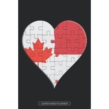 Planner: Canadian Indonesian Flag United Heart Jigsaw Puzzle Flags Of Canada Indonesia