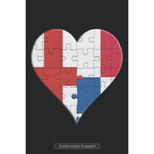 Planner: English Panamanian Flag United Heart Jigsaw Puzzle Flags Of England Panama
