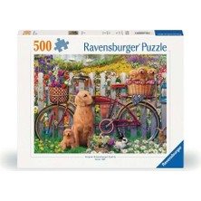 Ravensburger 500 Parçalı Puzzle Bahçede Köpekler